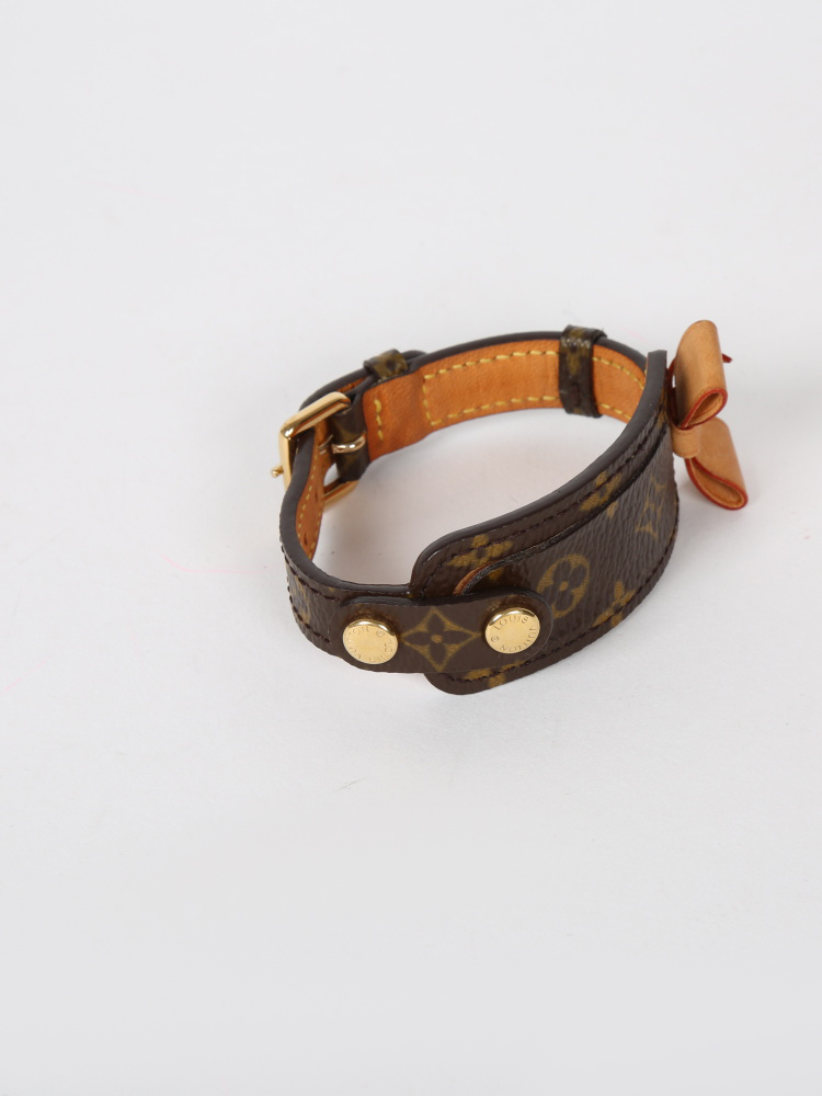 LOUIS VUITTON Monogram Canvas Bow ID Bracelet CN1024 Wish Address