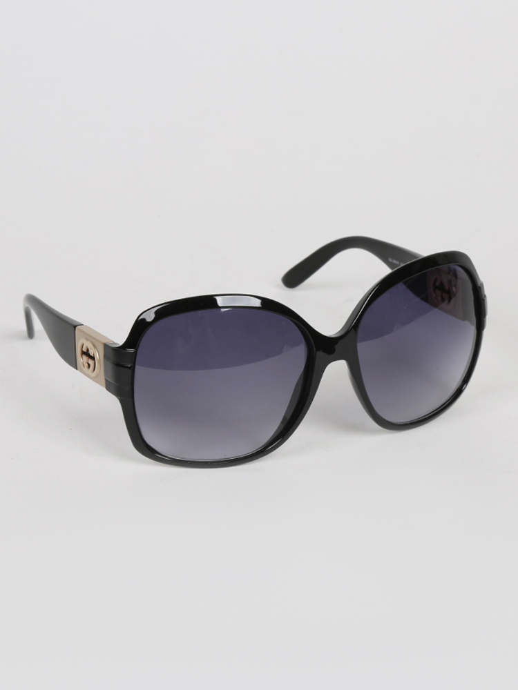 gucci gold and black sunglasses