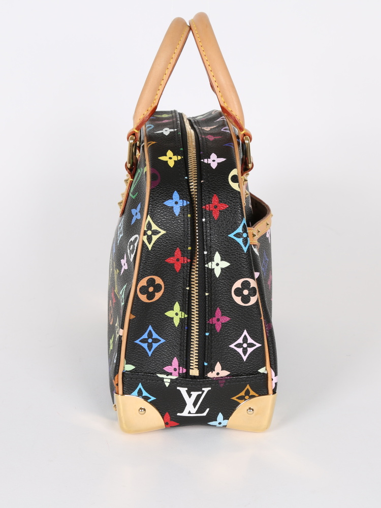 Louis Vuitton Trouville Multicolore Canvas Noir www.luxurybags