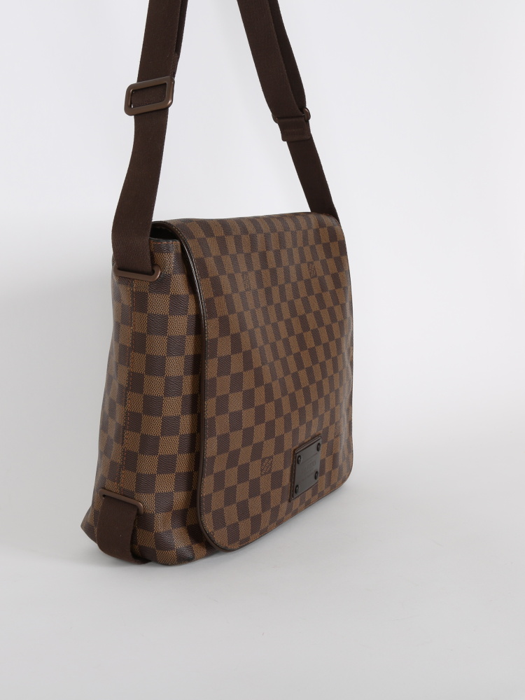 Louis Vuitton Damier Ebene Canvas Brooklyn GM Messenger Bag Louis Vuitton