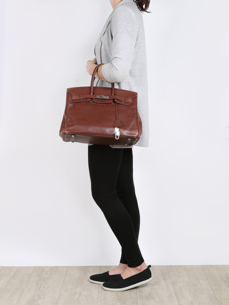 brown hermes birkin