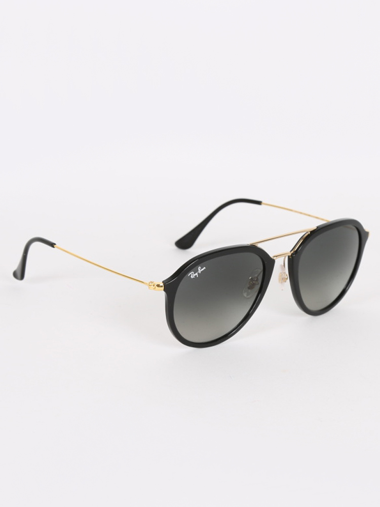 Ray Ban Round Aviator Black Plastic Sunglasses www.luxurybags