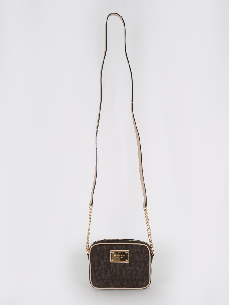 Michael Kors Jet Set Small MK Signature Crossbody www.luxurybags