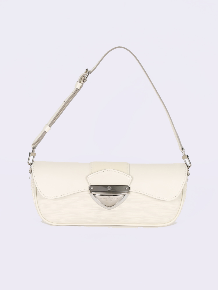 Louis Vuitton Montaigne Clutch Epi Leather Ivory www.luxurybags