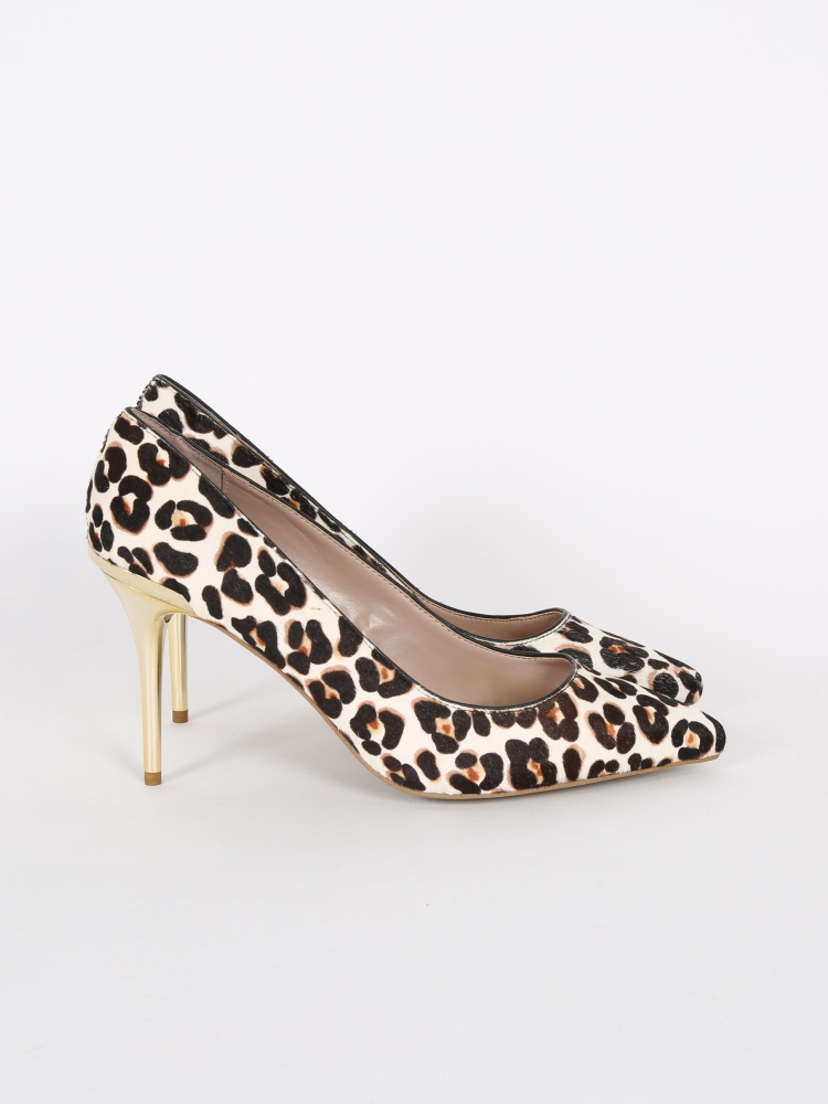 Dune orders leopard print heels