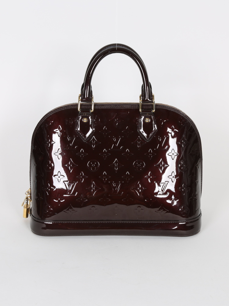 Louis Vuitton Amarante Monogram Vernis Leather Alma PM Bag Louis Vuitton |  The Luxury Closet