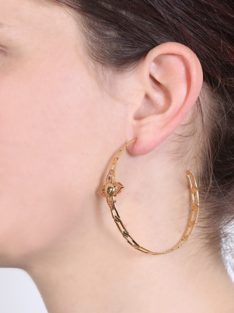 hoop earrings louis vuitton