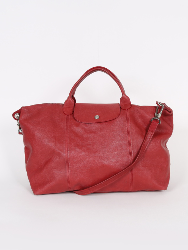 Longchamp red handbag sale