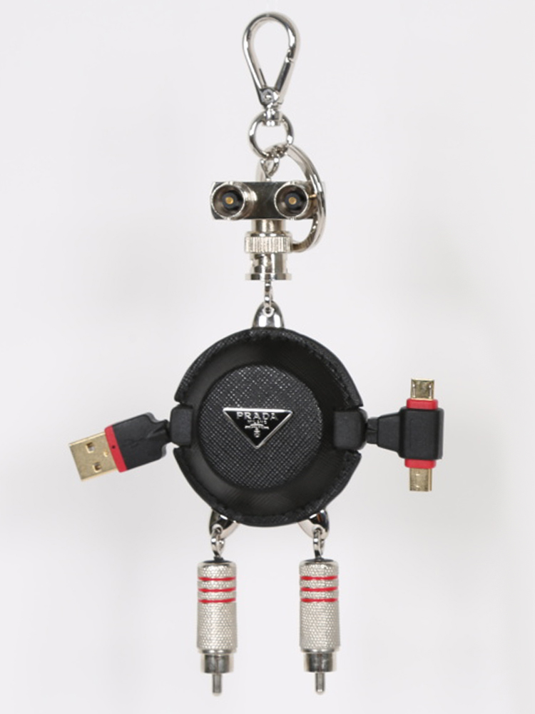 Prada USB Port Robot Keyholder www.luxurybags