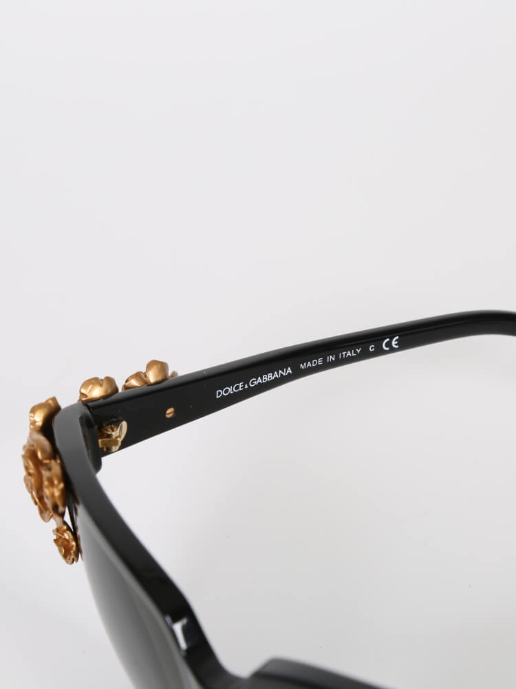 Black and gold dolce and gabbana sunglasses online