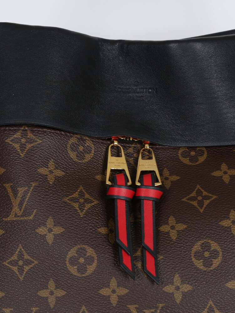 Louis Vuitton Black Monogram Canvas Tuileries Hobo Bag - Yoogi's Closet