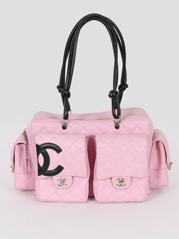 Leather hot sale bag pink