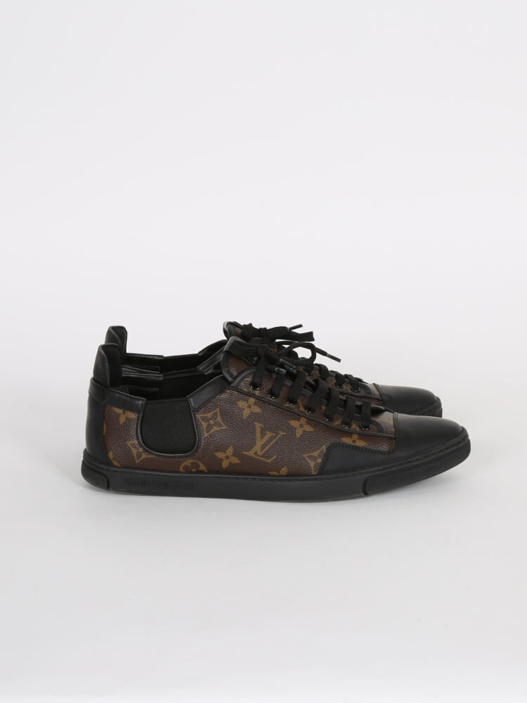 Louis Vuitton SLALOM Turnschuhe BLAU UK7,5/US8,5 Schuhe 100