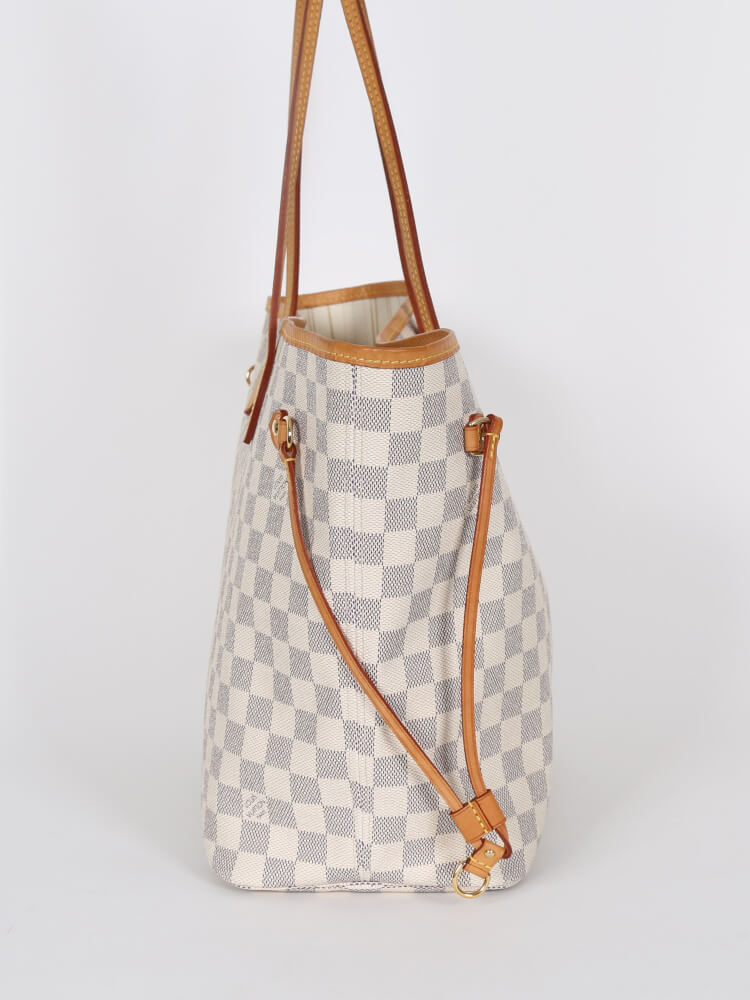 Neverfull MM Damier Azur Canvas - Handtaschen