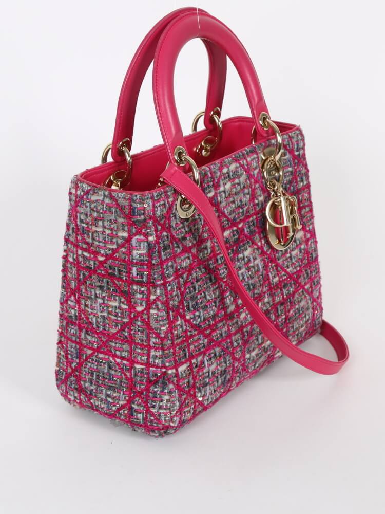 Lady dior 2025 tweed bag