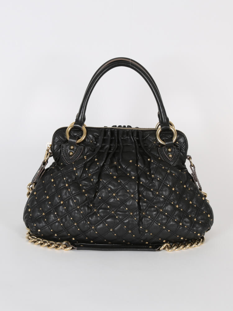 Quilted leather chain bag sale