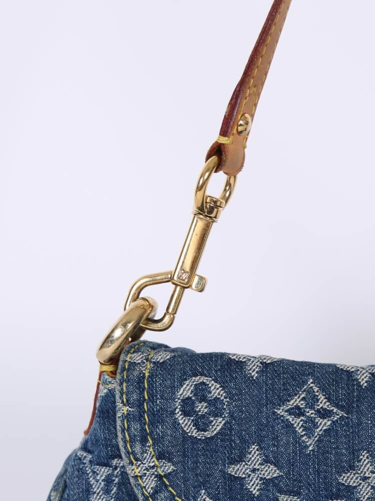 Louis Vuitton Blue Monogram Denim Mini Pleaty Shoulder Bag #louis #vuitton  #shoulder #bag #louisvuittonshoulderbag