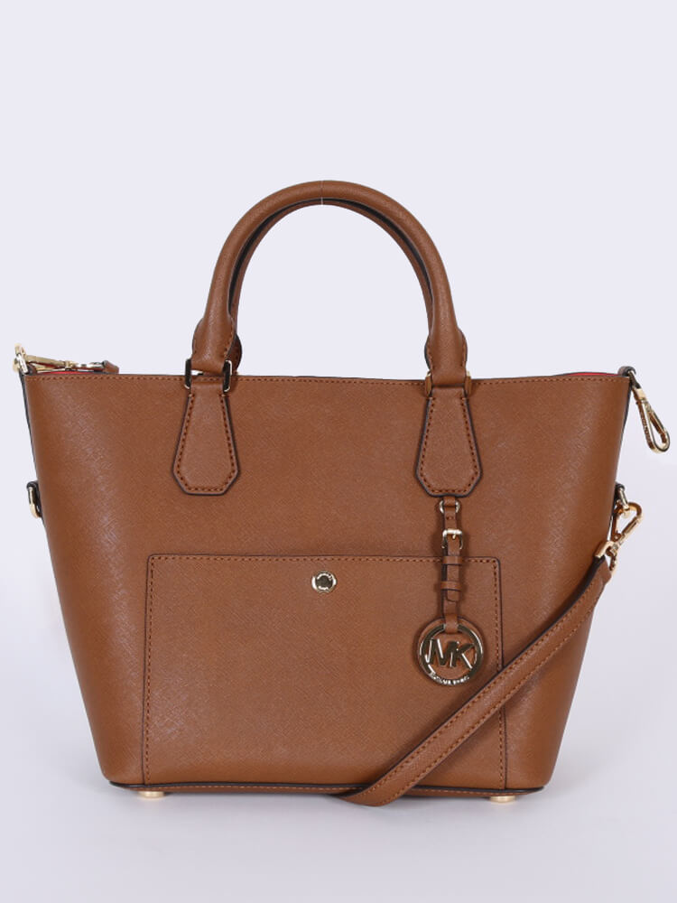 Michael Kors Greenwich Large Saffiano Bag Sienna www.luxurybags