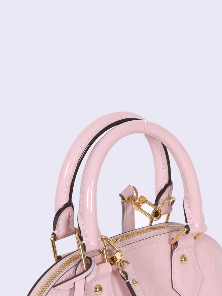 Louis Vuitton Alma BB Vernis Rose Ballerine – The Bag Broker