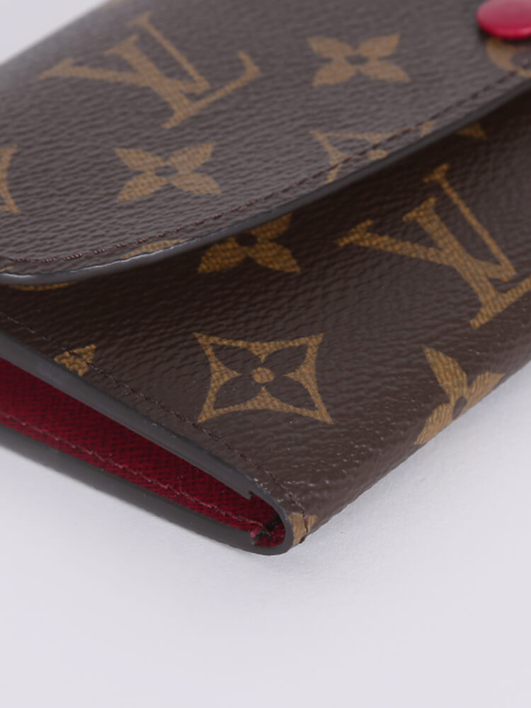 Louis Vuitton Monogram Canvas & Fuchsia Emilie Wallet, myGemma, DE