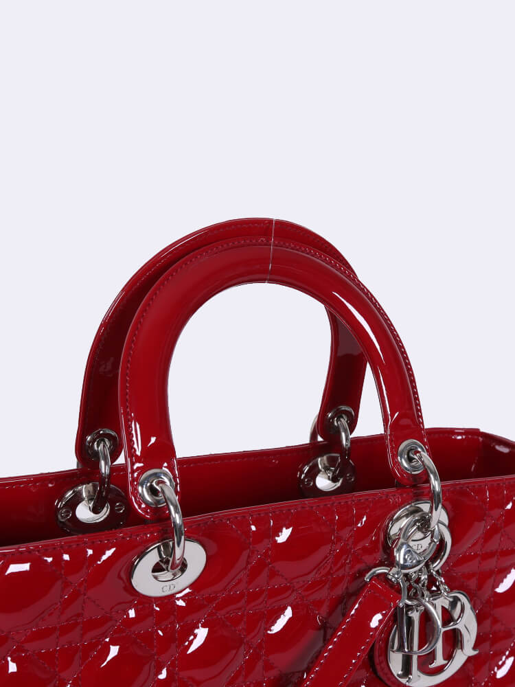 Lady on sale dior maroon