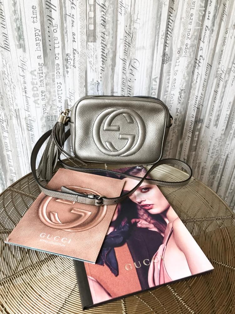 Gucci soho disco bag metallic sale