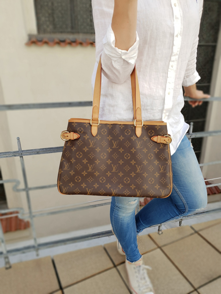 Louis Vuitton Monogram Canvas Batignolles Horizontal Tote (SHF