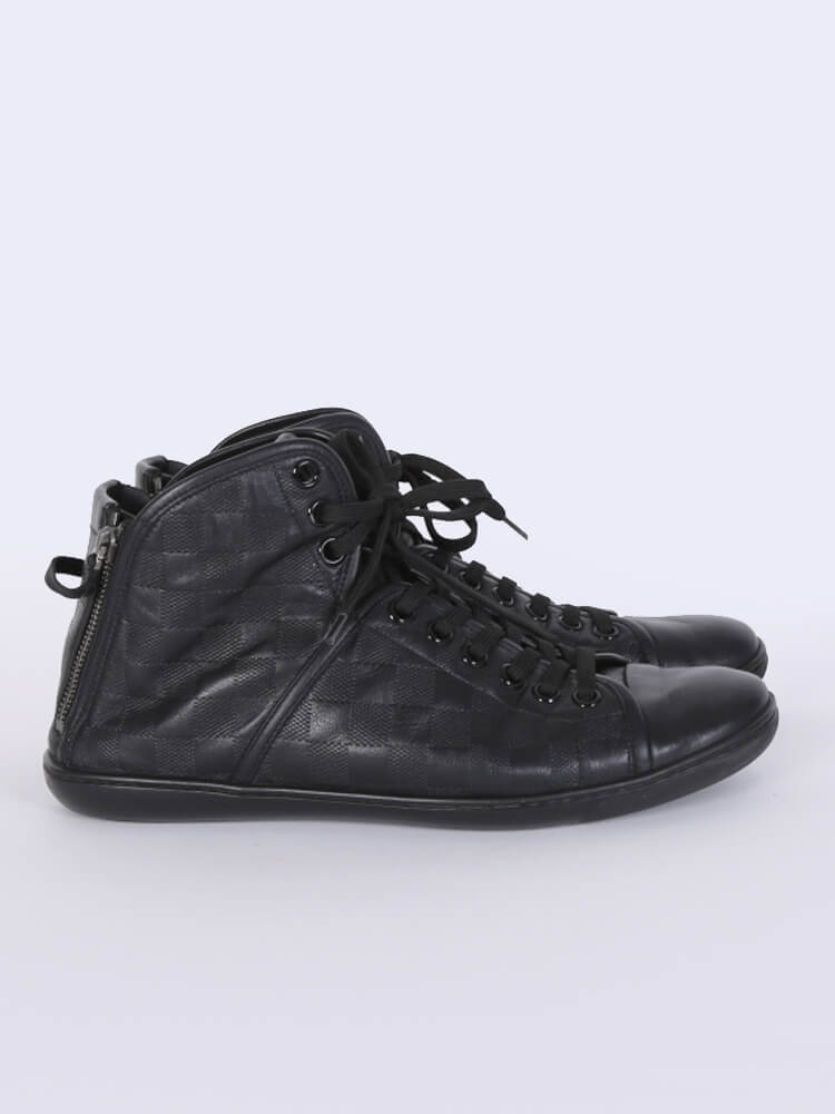 Leather high hot sale top shoes