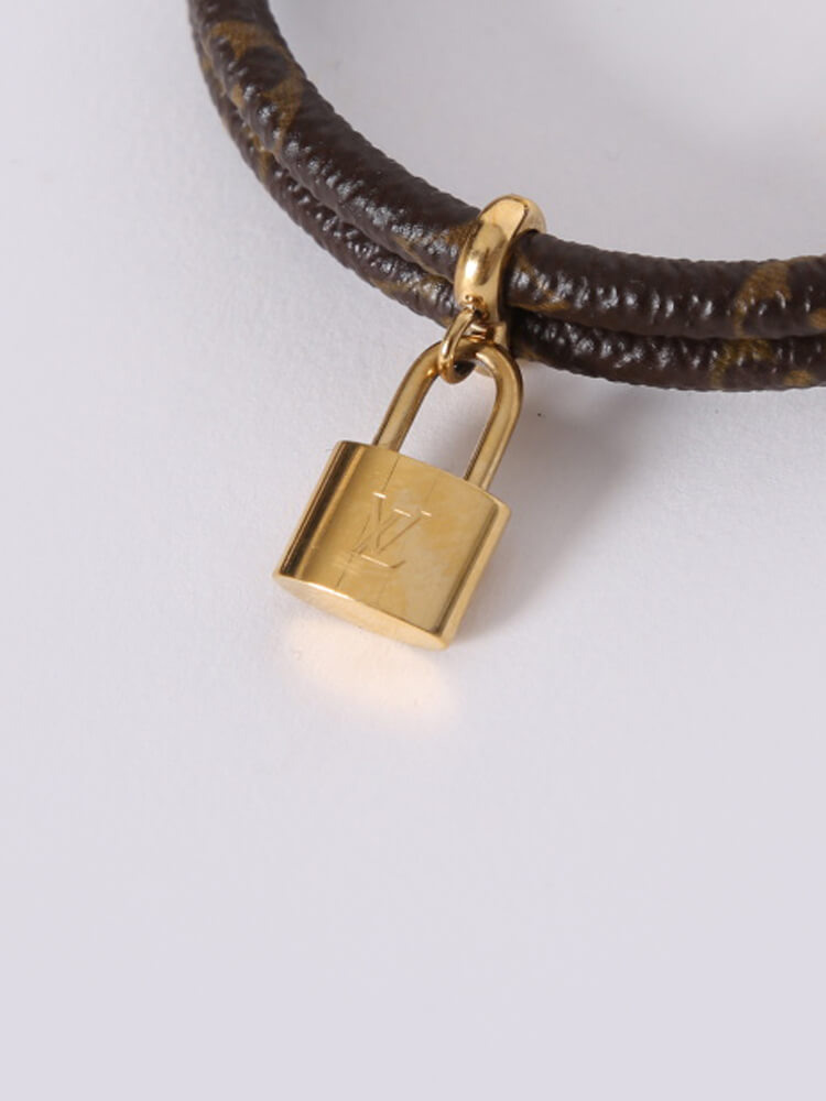 Bracelet Monogram Keep It Twice Louis Vuitton en coloris Marron