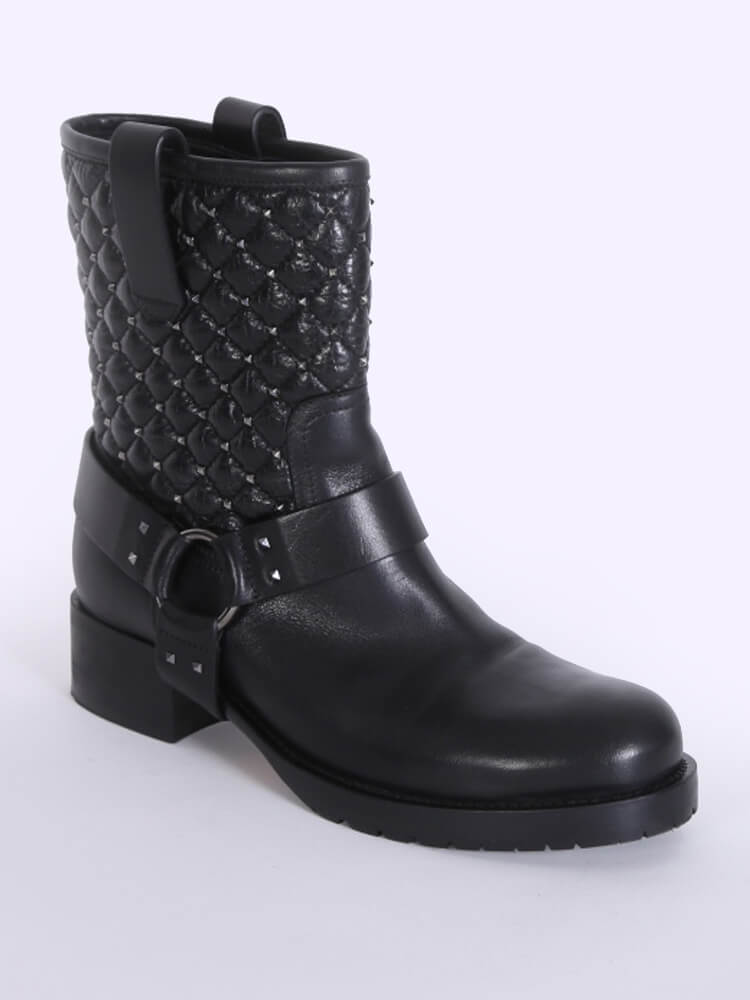 Valentino rockstud best sale spike boots