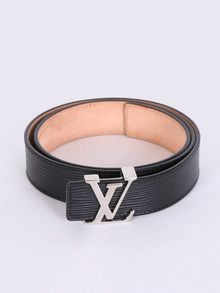 Louis Vuitton Belt M9553 LV LOGO IN BLACK EPI LEATHER 85 CM