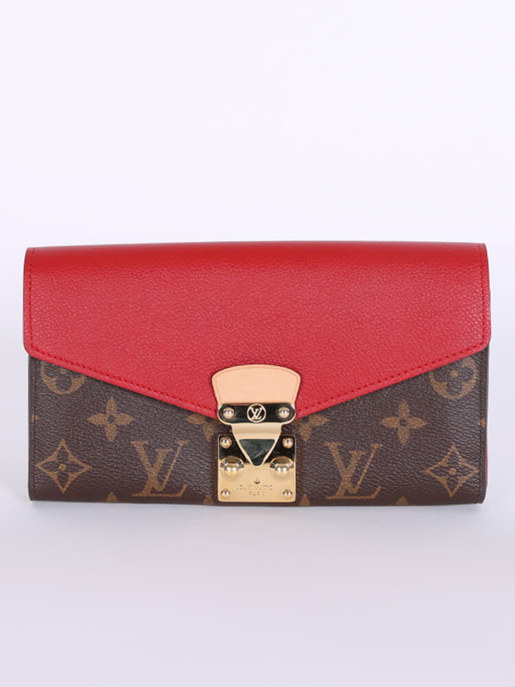 LOUIS VUITTON Cherry Monogram Canvas Pallas Wallet