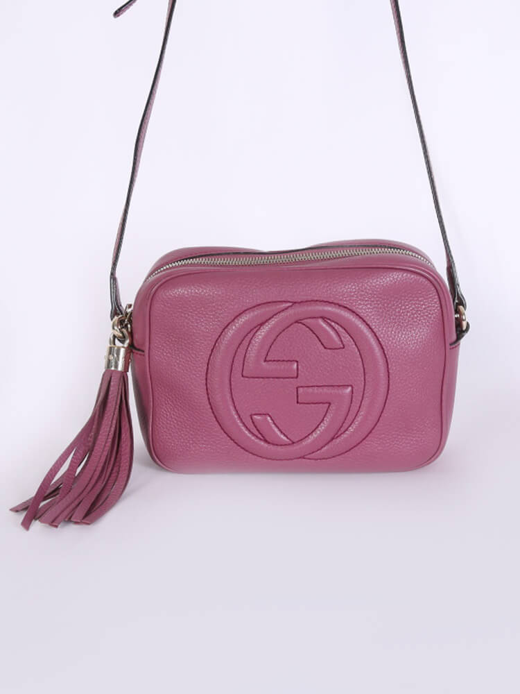 gucci soho disco bag purple