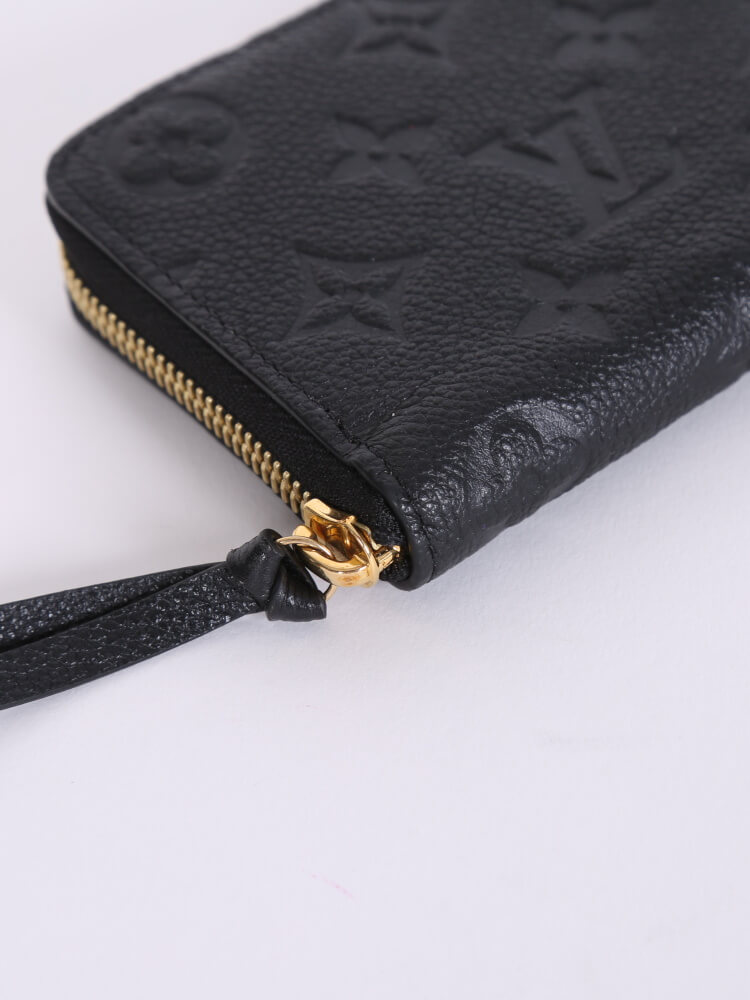 Clemence linen wallet Louis Vuitton Black in Linen - 29406402