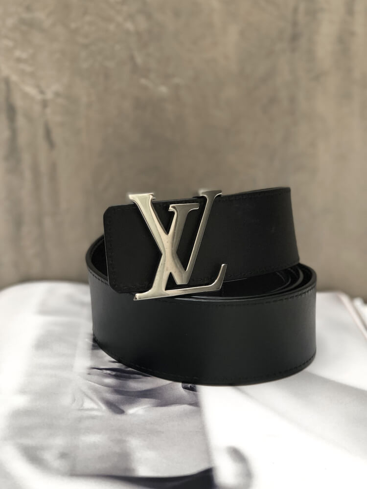Louis Vuitton Brown /Black Leather Reversible Initiales Belt Size 95CM  Louis Vuitton | The Luxury Closet