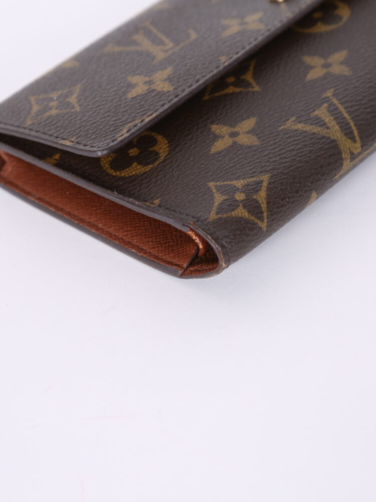 Louis Vuitton Monogram Porte Monnaie Tresor Wallet 