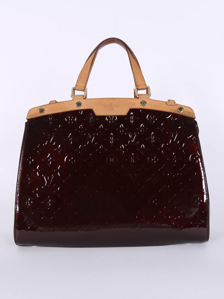 Handbags Louis Vuitton Louis Vuitton Brea GM Handbag Monogram Patent Leather Bandouliere Hand Bag