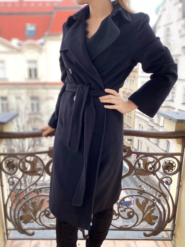 Angora wool coat on sale