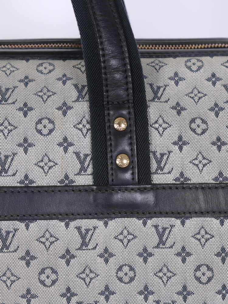 Louis Vuitton Tasche Josephine blau/grau guter Zustand