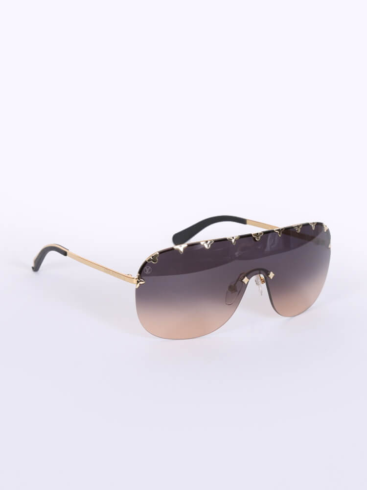 Sunglasses Louis Vuitton Purple in Metal - 35032546