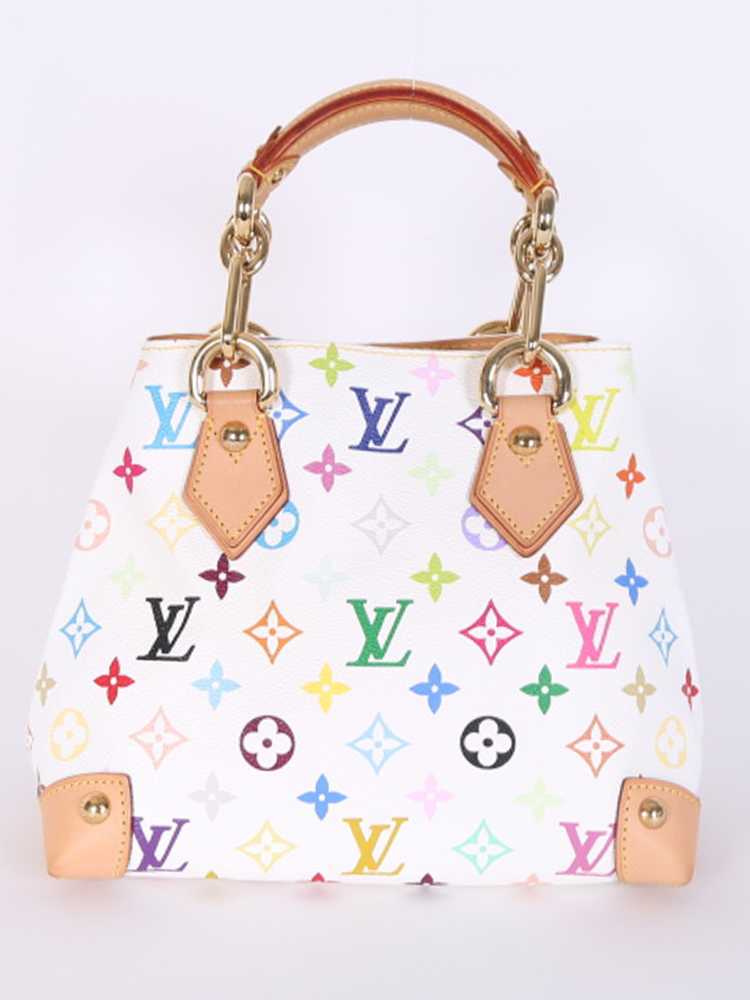 White Louis Vuitton Monogram Multicolore Audra Handbag