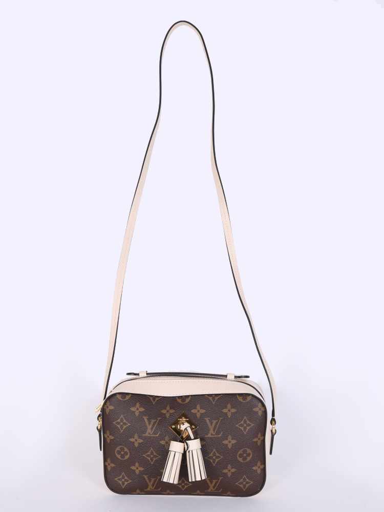 Louis Vuitton Cream Monogram Canvas Saintonge QJBIGK1YWB001