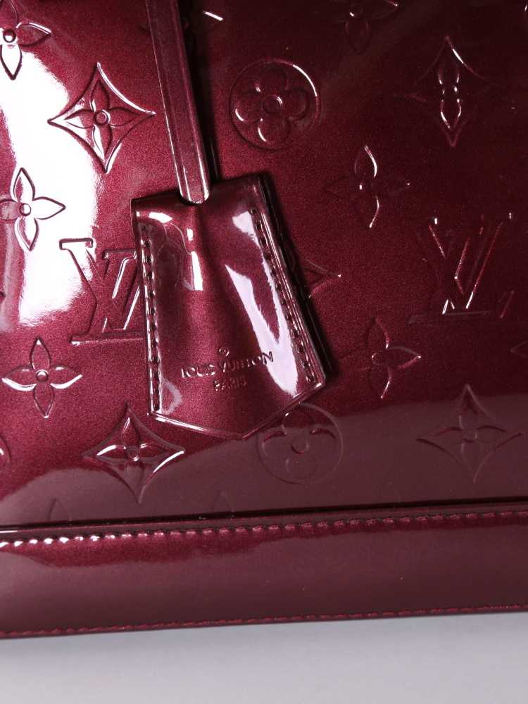 Red Louis Vuitton Monogram Vernis Alma PM Handbag – Designer Revival