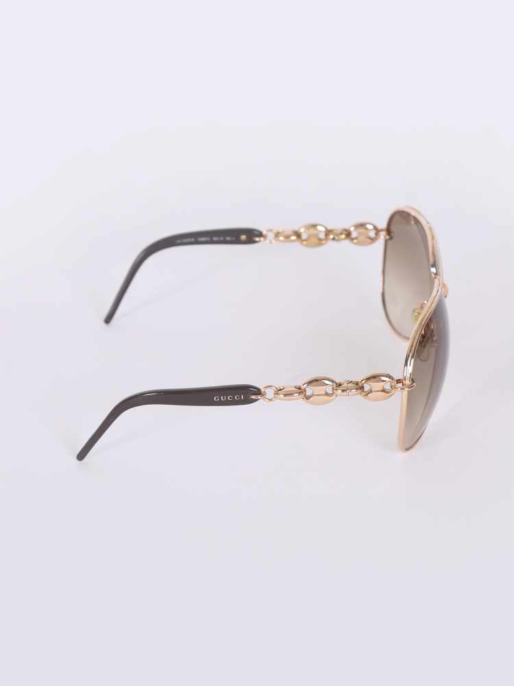 gucci marina chain sunglasses