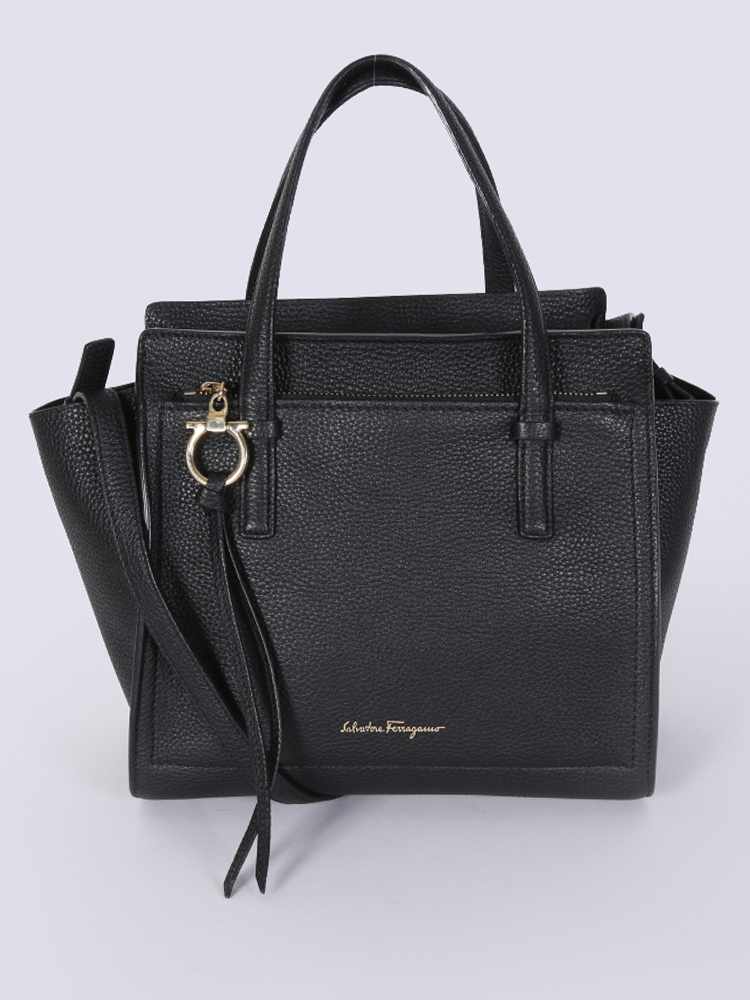 Salvatore ferragamo amy small leather tote sale