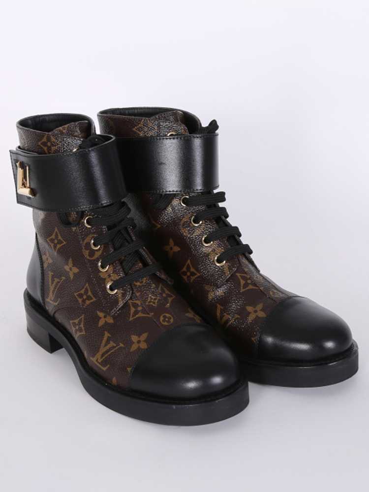 Louis Vuitton LV Wonderland Monogram Canvas Martin boots 'Brown' - 1A2Q3I