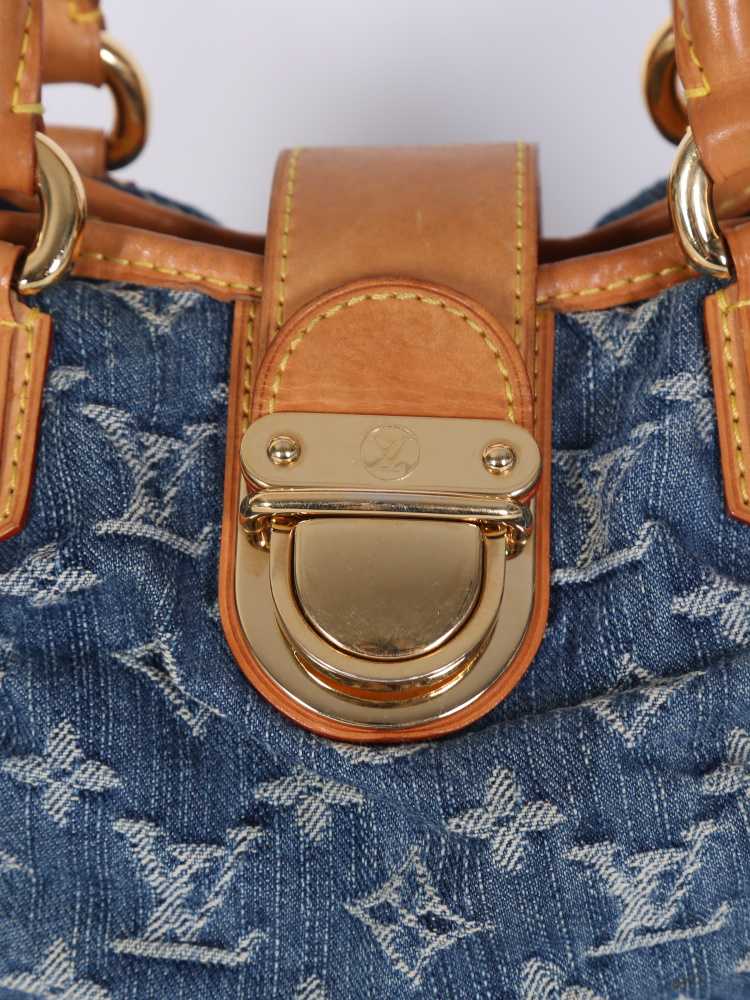 Louis Vuitton Denim Monogram Pleaty Bag