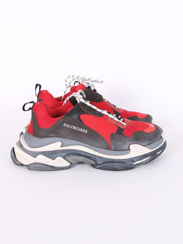 Triple s clearance noir rouge