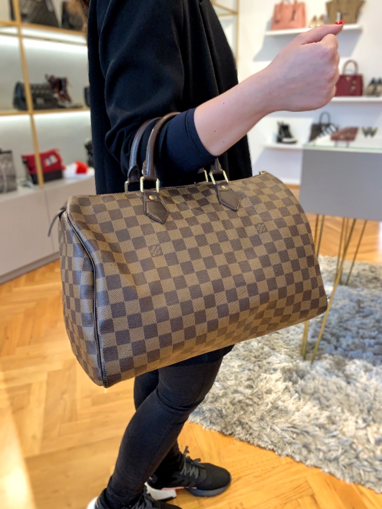 Louis Vuitton Speedy 35 Damier Ebene Canvas