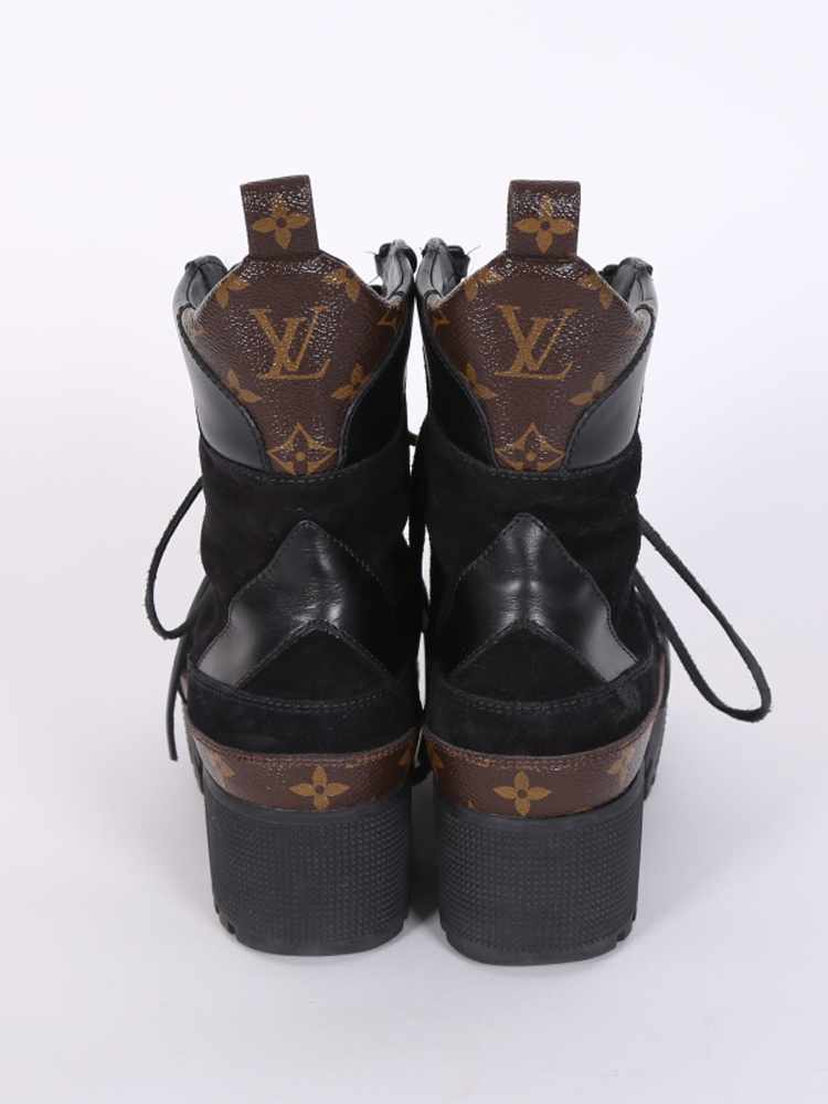 Louis Vuitton Womens Desert Boots Black EU 40 / UK 7 – Luxe Collective